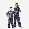 FOCO New England Patriots Youth Ugly Pattern Family Holiday Pajamas