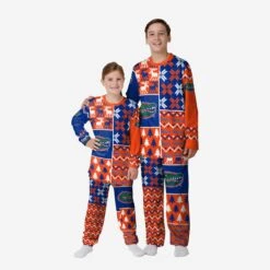 FOCO Florida Gators Youth Busy Block Family Holiday Pajamas