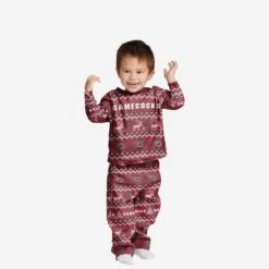 FOCO South Carolina Gamecocks Toddler Ugly Pattern Family Holiday Pajamas