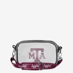 FOCO Texas A&M Aggies Team Stripe Clear Crossbody Bag 11 FOCO Texas A&M Aggies Team Stripe Clear Crossbody Bag -FOCO Shop BGCLRNCTMSTPCAMTAM g5