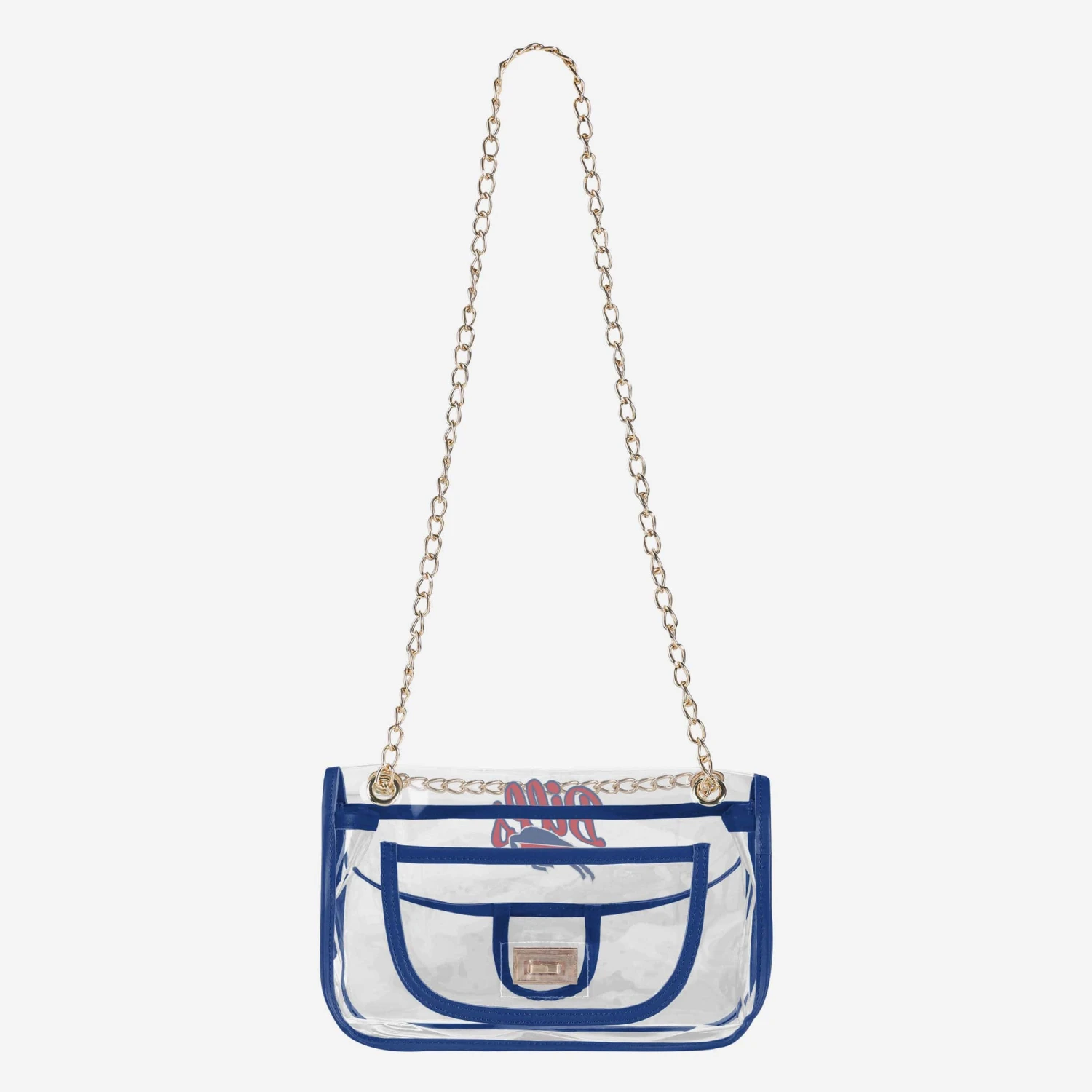 FOCO Buffalo Bills Clear Crossbody Chain Bag 6 FOCO Buffalo Bills Clear Crossbody Chain Bag - Image 4