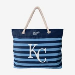 FOCO Kansas City Royals Nautical Stripe Tote Bag