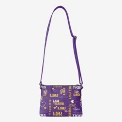 FOCO LSU Tigers Logo Love Crossbody Purse 11 FOCO LSU Tigers Logo Love Crossbody Purse -FOCO Shop BGNCLTLECRSBLSU g5