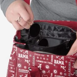 FOCO Alabama Crimson Tide Logo Love Purse -FOCO Shop BGNCLTLEPURALB g3