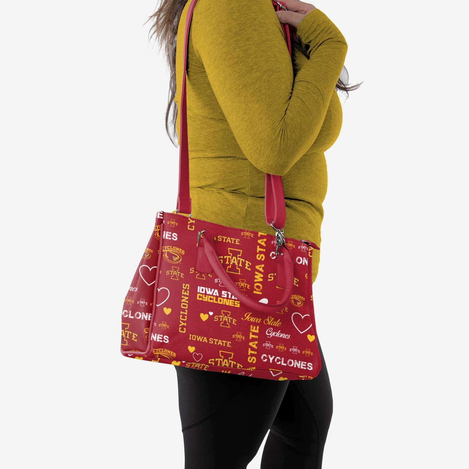 FOCO Iowa State Cyclones Logo Love Purse 4 FOCO Iowa State Cyclones Logo Love Purse - Image 2