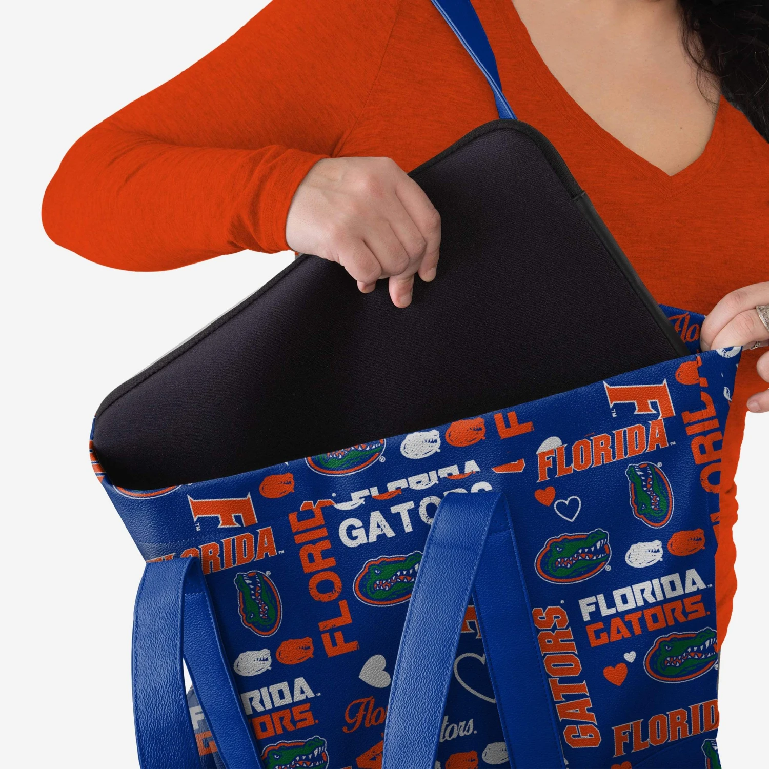 FOCO Florida Gators Logo Love Tote Bag 5 FOCO Florida Gators Logo Love Tote Bag - Image 3