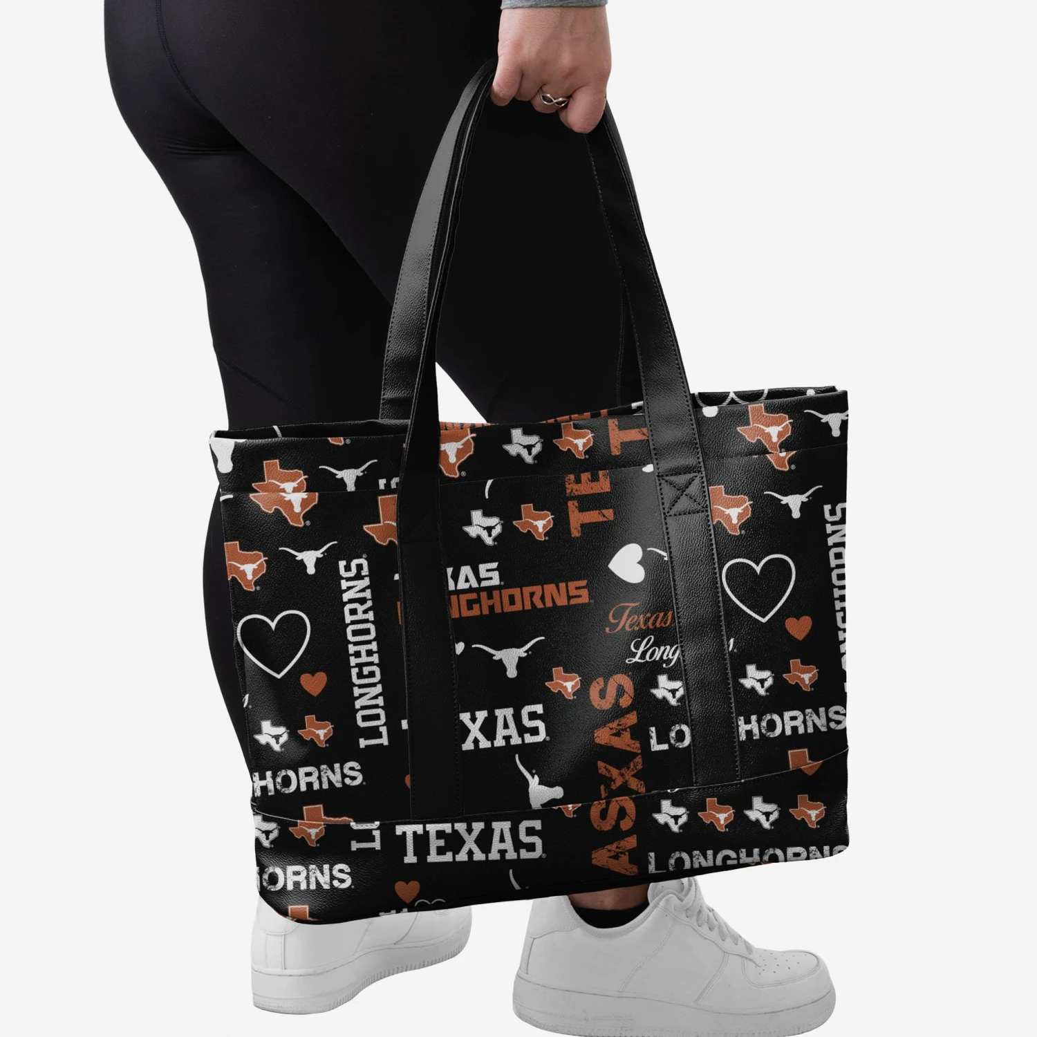 FOCO Texas Longhorns Logo Love Tote Bag 4 FOCO Texas Longhorns Logo Love Tote Bag - Image 2