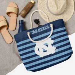 FOCO North Carolina Tar Heels Nautical Stripe Tote Bag -FOCO Shop BGNCNAUSTPTOTENC g4