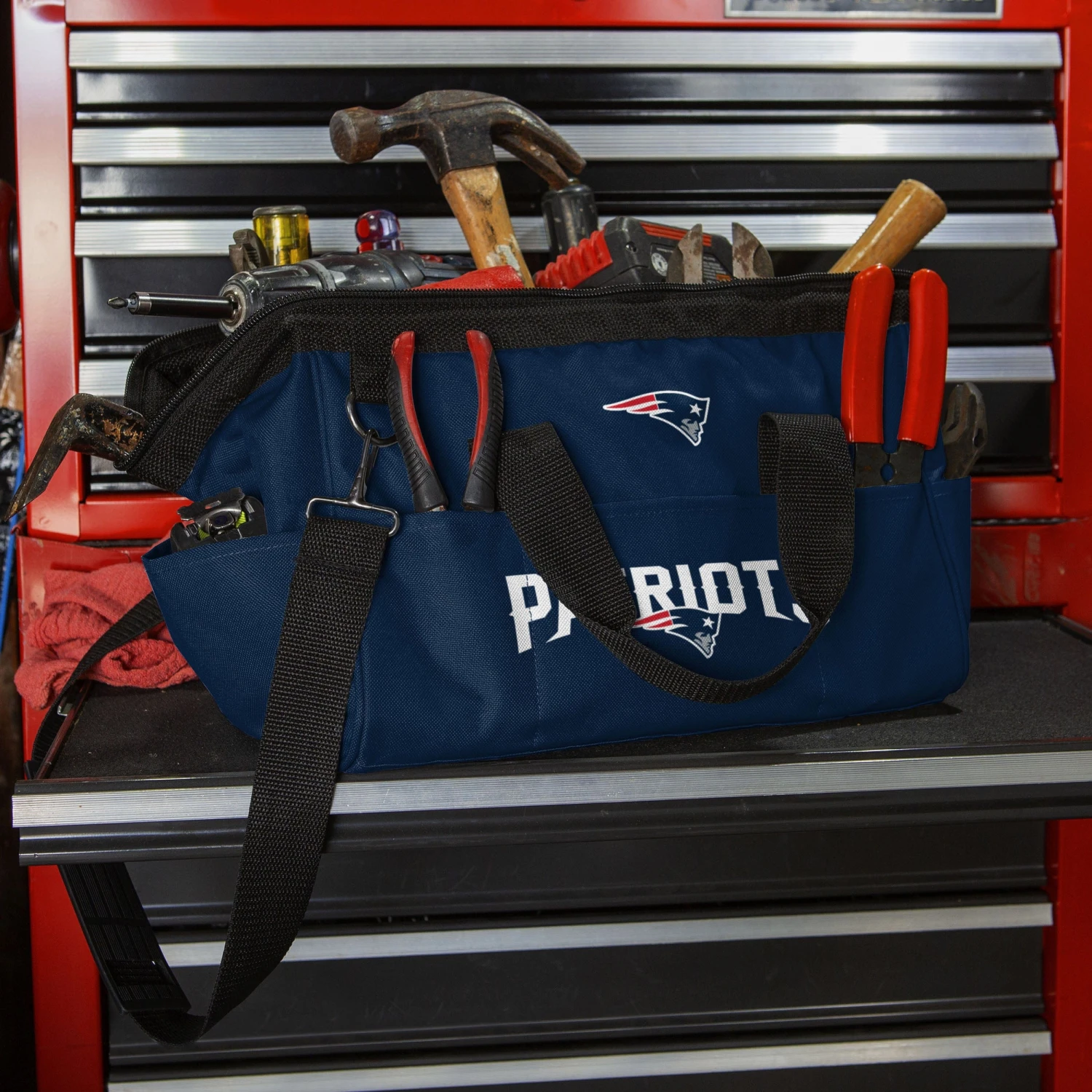 FOCO New England Patriots Big Logo Tool Bag 6 FOCO New England Patriots Big Logo Tool Bag - Image 4