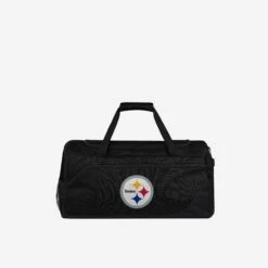 FOCO Pittsburgh Steelers Solid Big Logo Duffle Bag