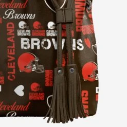 FOCO Cleveland Browns Logo Love Cinch Purse -FOCO Shop BGNFLTLECNCPCL g4