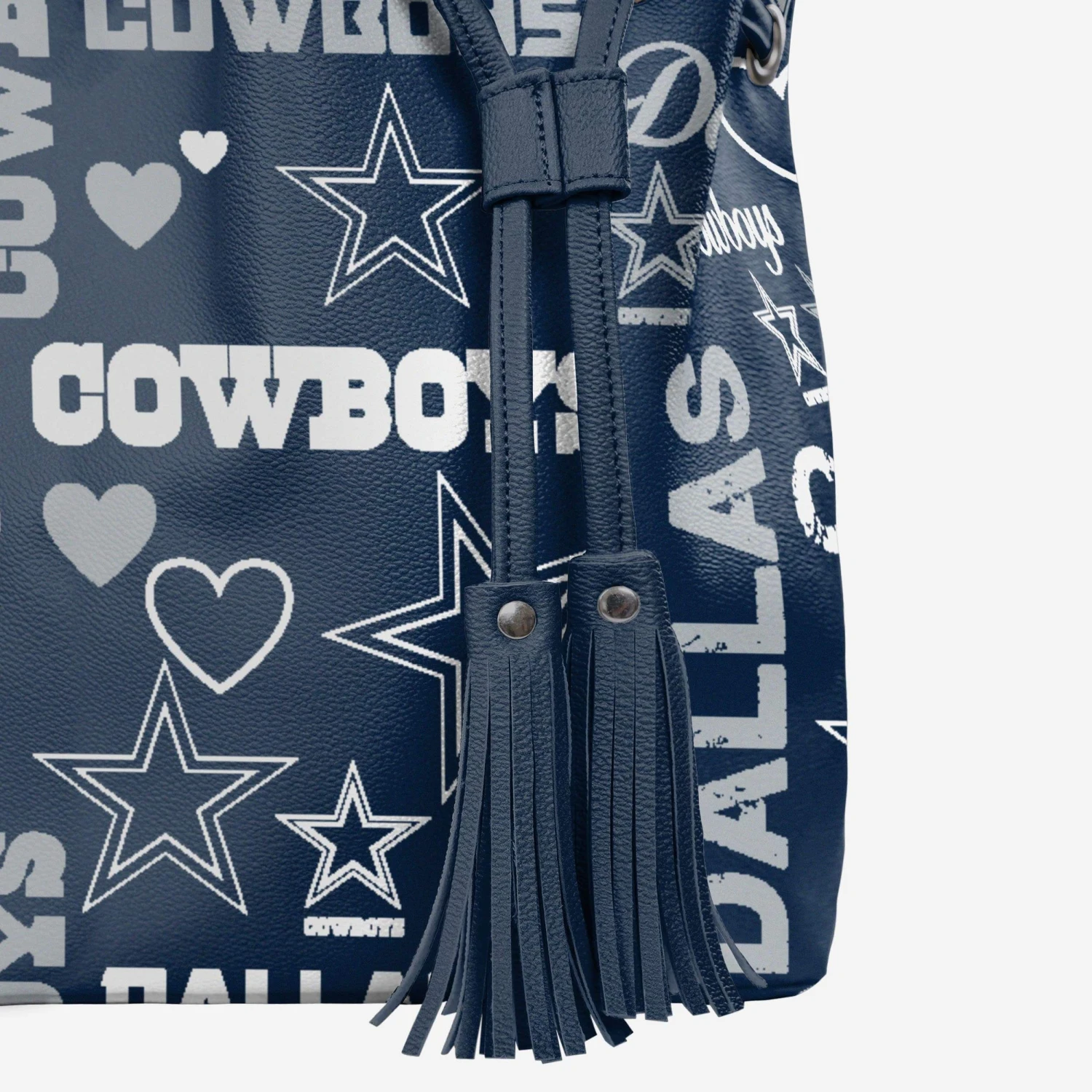 FOCO Dallas Cowboys Logo Love Cinch Purse 6 FOCO Dallas Cowboys Logo Love Cinch Purse - Image 4