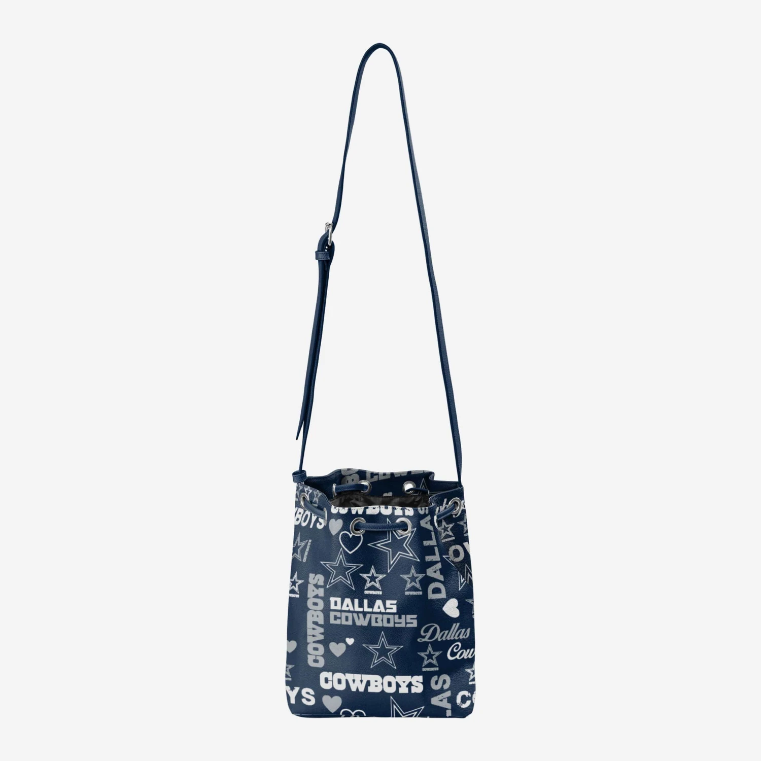 FOCO Dallas Cowboys Logo Love Cinch Purse 7 FOCO Dallas Cowboys Logo Love Cinch Purse - Image 5