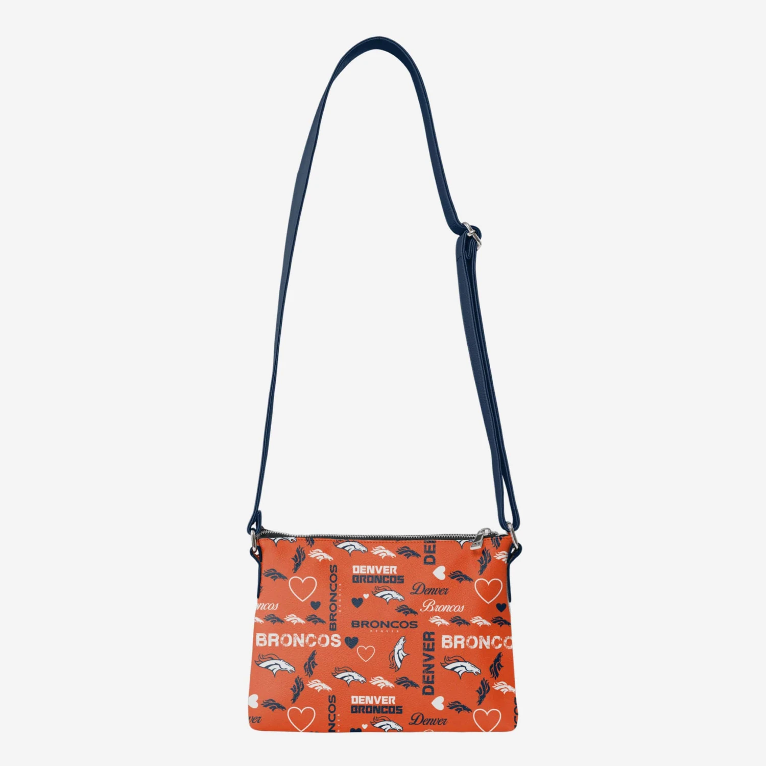 FOCO Denver Broncos Logo Love Crossbody Purse 7 FOCO Denver Broncos Logo Love Crossbody Purse - Image 5