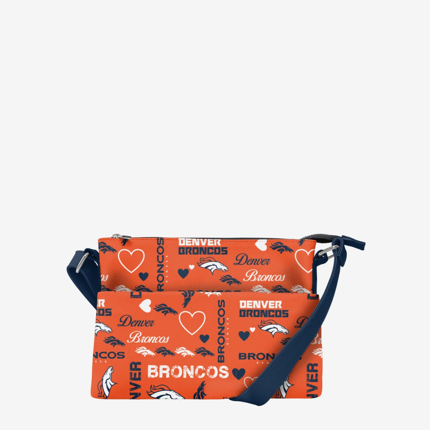 FOCO Denver Broncos Logo Love Crossbody Purse 3 FOCO Denver Broncos Logo Love Crossbody Purse