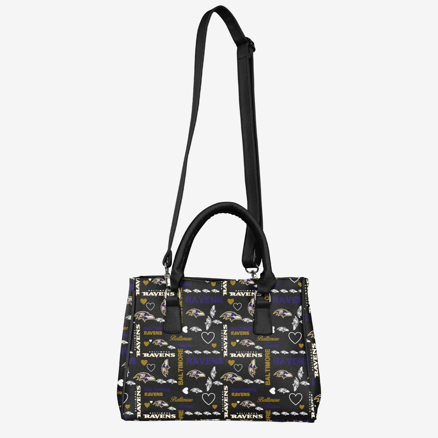 FOCO Baltimore Ravens Logo Love Purse 7 FOCO Baltimore Ravens Logo Love Purse - Image 5
