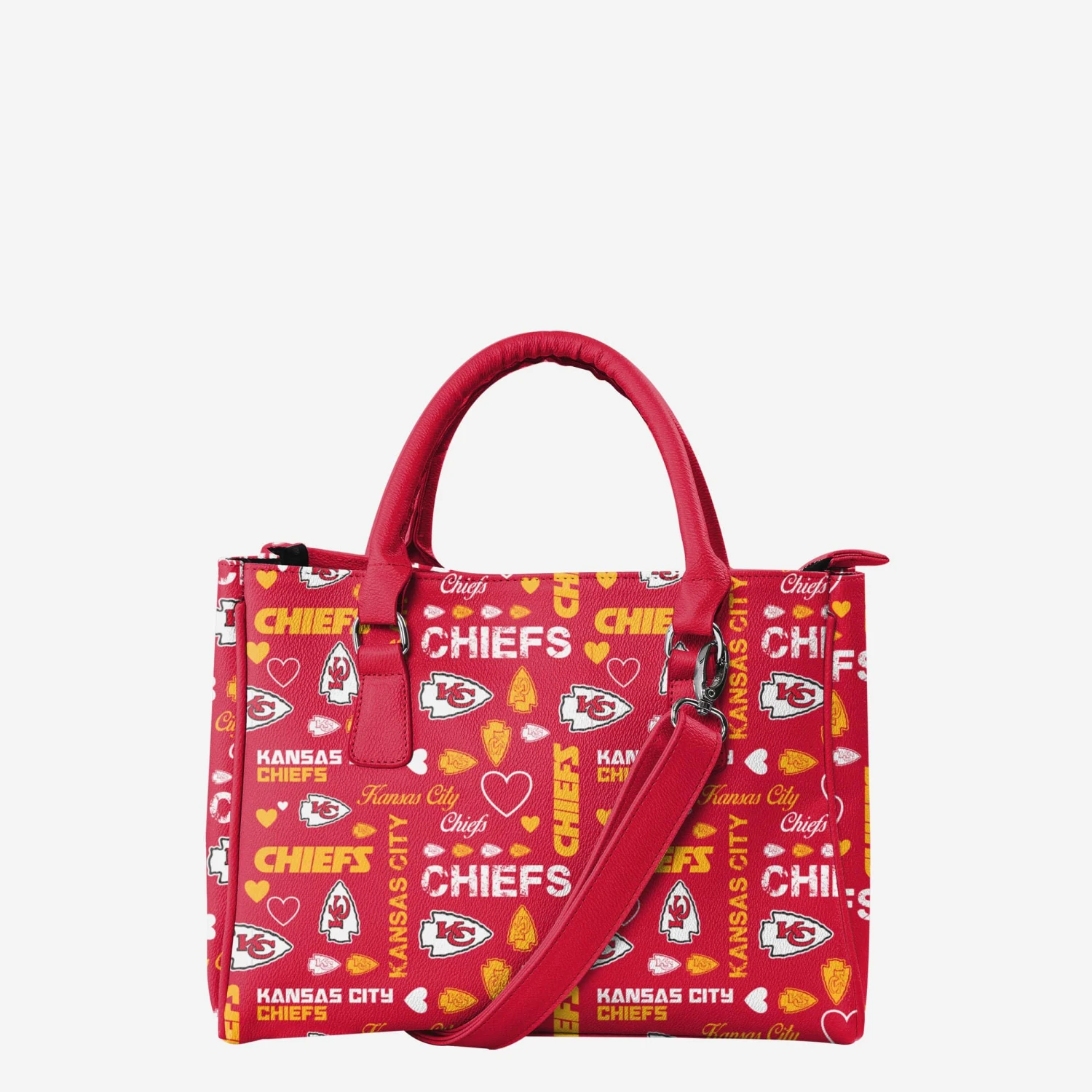 FOCO Kansas City Chiefs Logo Love Purse 3 FOCO Kansas City Chiefs Logo Love Purse