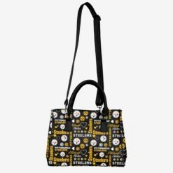 FOCO Pittsburgh Steelers Logo Love Purse -FOCO Shop BGNFLTLEPURPS g5