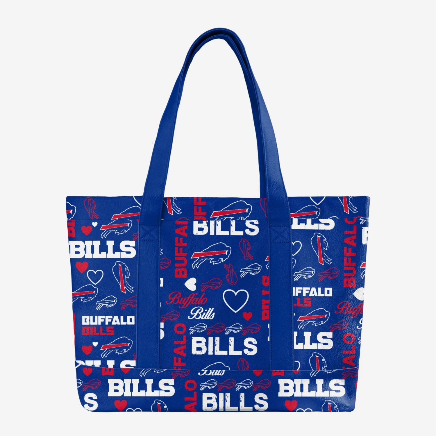 FOCO Buffalo Bills Logo Love Tote Bag 3 FOCO Buffalo Bills Logo Love Tote Bag