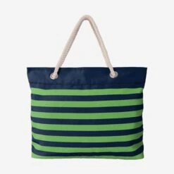 FOCO Seattle Seahawks Nautical Stripe Tote Bag -FOCO Shop BGNFNAUSTPTOTESS g3