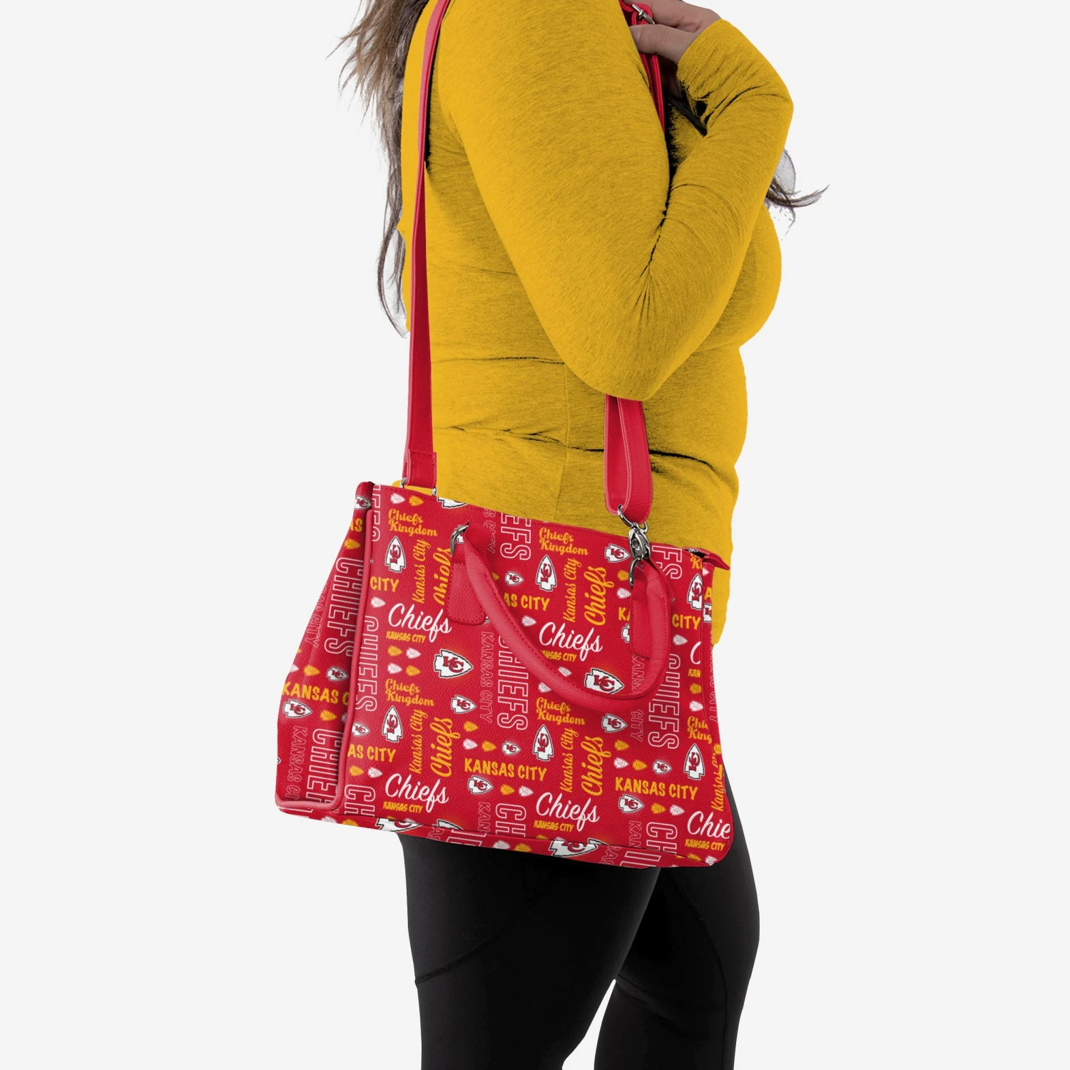 FOCO Kansas City Chiefs Spirited Style Printed Collection Purse 4 FOCO Kansas City Chiefs Spirited Style Printed Collection Purse - Image 2