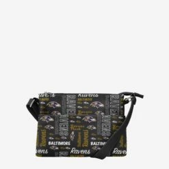 FOCO Baltimore Ravens Spirited Style Printed Collection Foldover Tote Bag