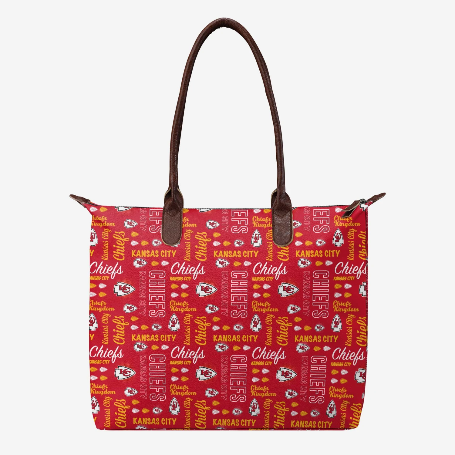 FOCO Kansas City Chiefs Spirited Style Printed Collection Tote Bag 3 FOCO Kansas City Chiefs Spirited Style Printed Collection Tote Bag