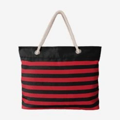 FOCO Chicago Blackhawks Nautical Stripe Tote Bag 8 FOCO Chicago Blackhawks Nautical Stripe Tote Bag -FOCO Shop BGNHNAUSTPTOTECBH g3