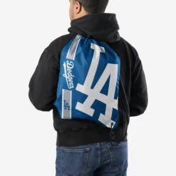 FOCO Los Angeles Dodgers Big Logo Drawstring Backpack -FOCO Shop BPMB15DSLD s