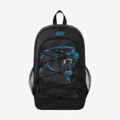 FOCO Carolina Panthers Big Logo Bungee Backpack