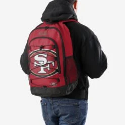 FOCO San Francisco 49ers Big Logo Bungee Backpack -FOCO Shop BPNFBLBNGSF g4