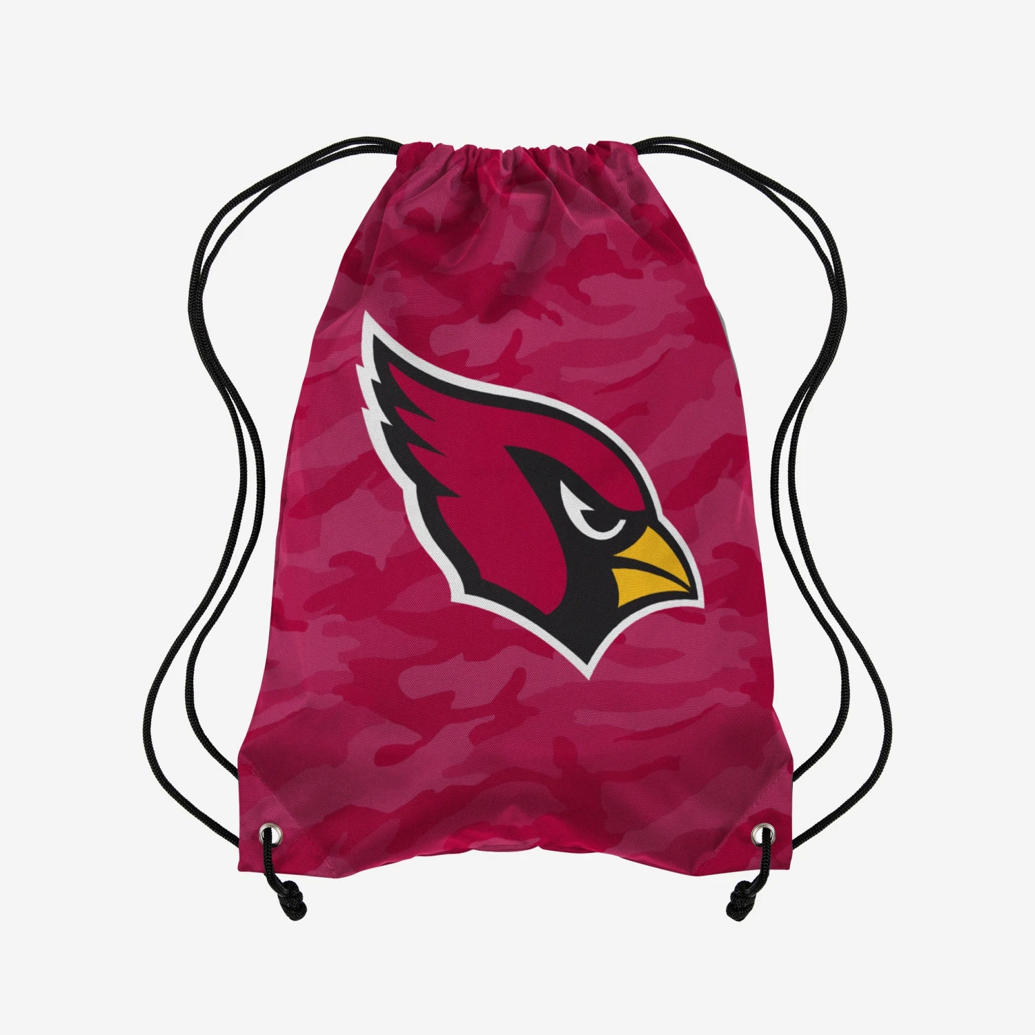 FOCO Arizona Cardinals Big Logo Camo Drawstring Backpack 3 FOCO Arizona Cardinals Big Logo Camo Drawstring Backpack