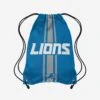 FOCO Detroit Lions Team Stripe Wordmark Drawstring Backpack