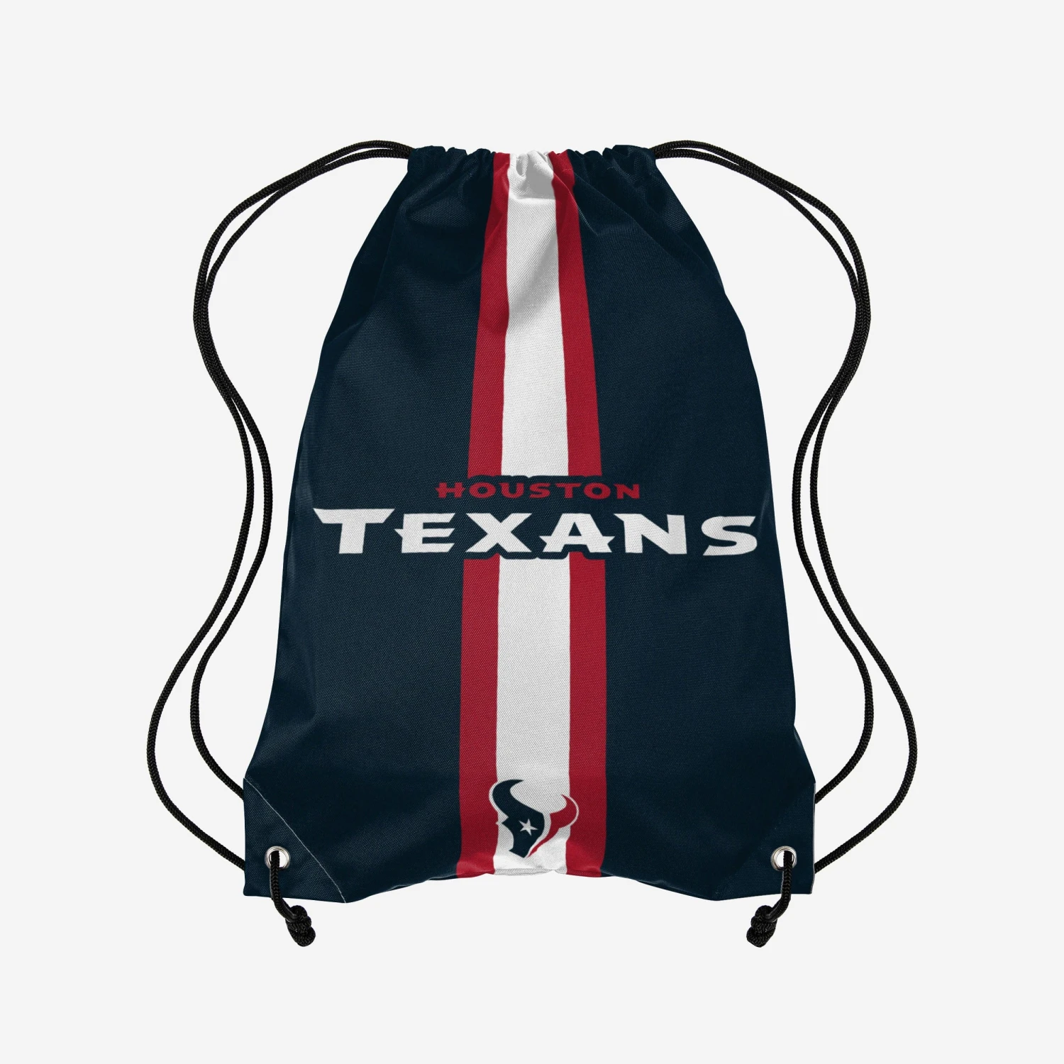 FOCO Houston Texans Team Stripe Wordmark Drawstring Backpack 3 FOCO Houston Texans Team Stripe Wordmark Drawstring Backpack