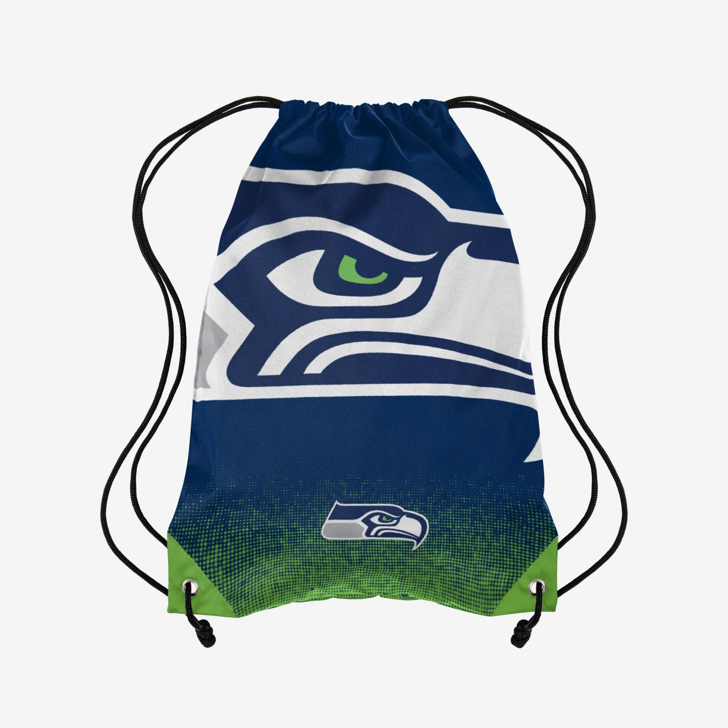 FOCO Seattle Seahawks Gradient Drawstring Backpack 3 FOCO Seattle Seahawks Gradient Drawstring Backpack