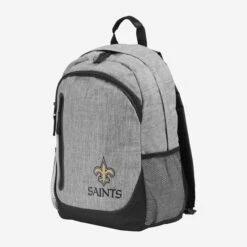 FOCO New Orleans Saints Heather Grey Bold Color Backpack -FOCO Shop BPNFHTHGRYNS s
