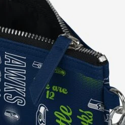 FOCO Seattle Seahawks Spirited Style Printed Collection Repeat Logo Wristlet 10 FOCO Seattle Seahawks Spirited Style Printed Collection Repeat Logo Wristlet -FOCO Shop BPNFPRAPWRISTSS g4