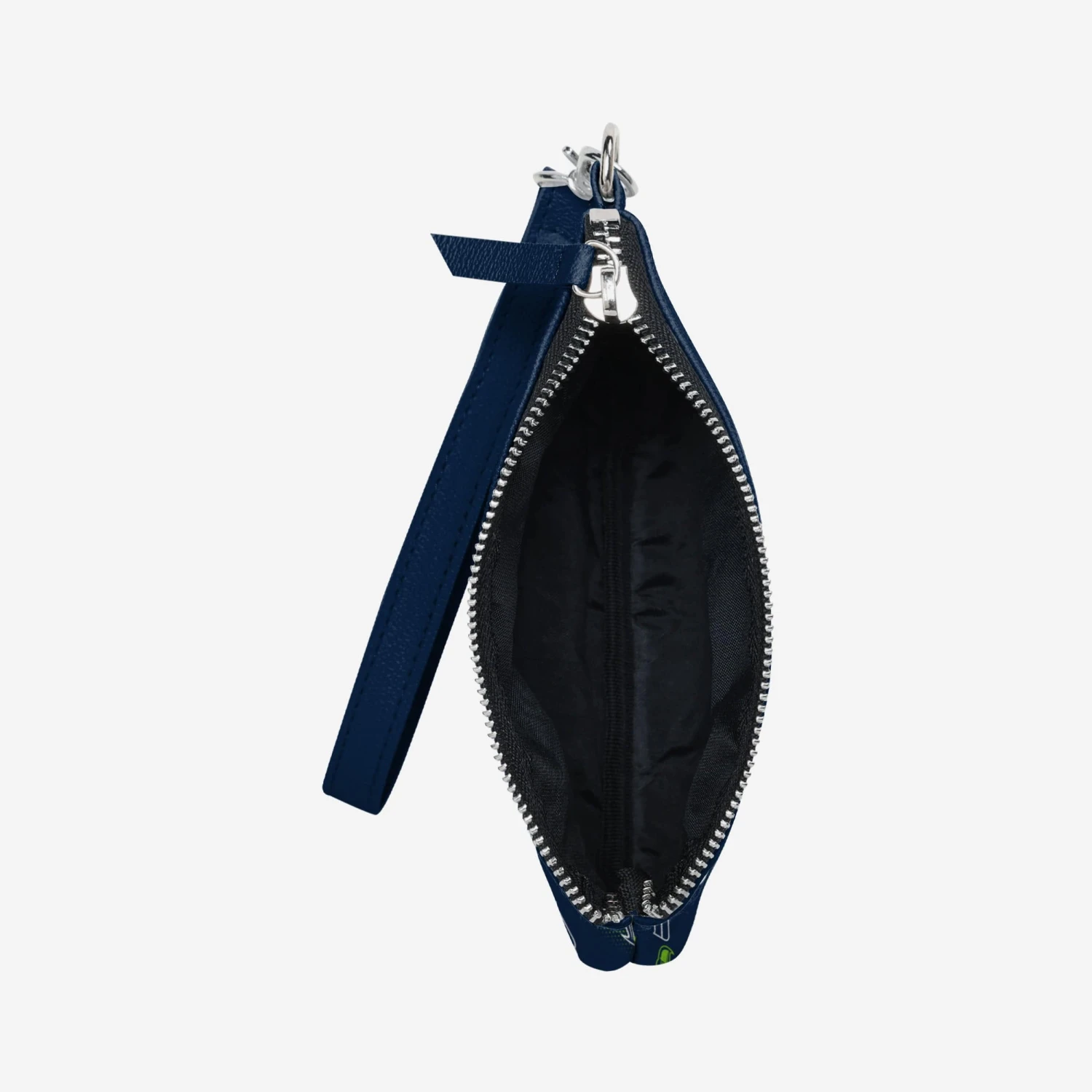 FOCO Seattle Seahawks Spirited Style Printed Collection Repeat Logo Wristlet 7 FOCO Seattle Seahawks Spirited Style Printed Collection Repeat Logo Wristlet - Image 5