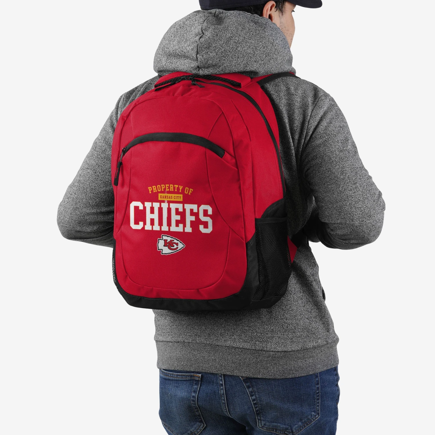 FOCO Kansas City Chiefs Property Of Action Backpack 7 FOCO Kansas City Chiefs Property Of Action Backpack - Image 5