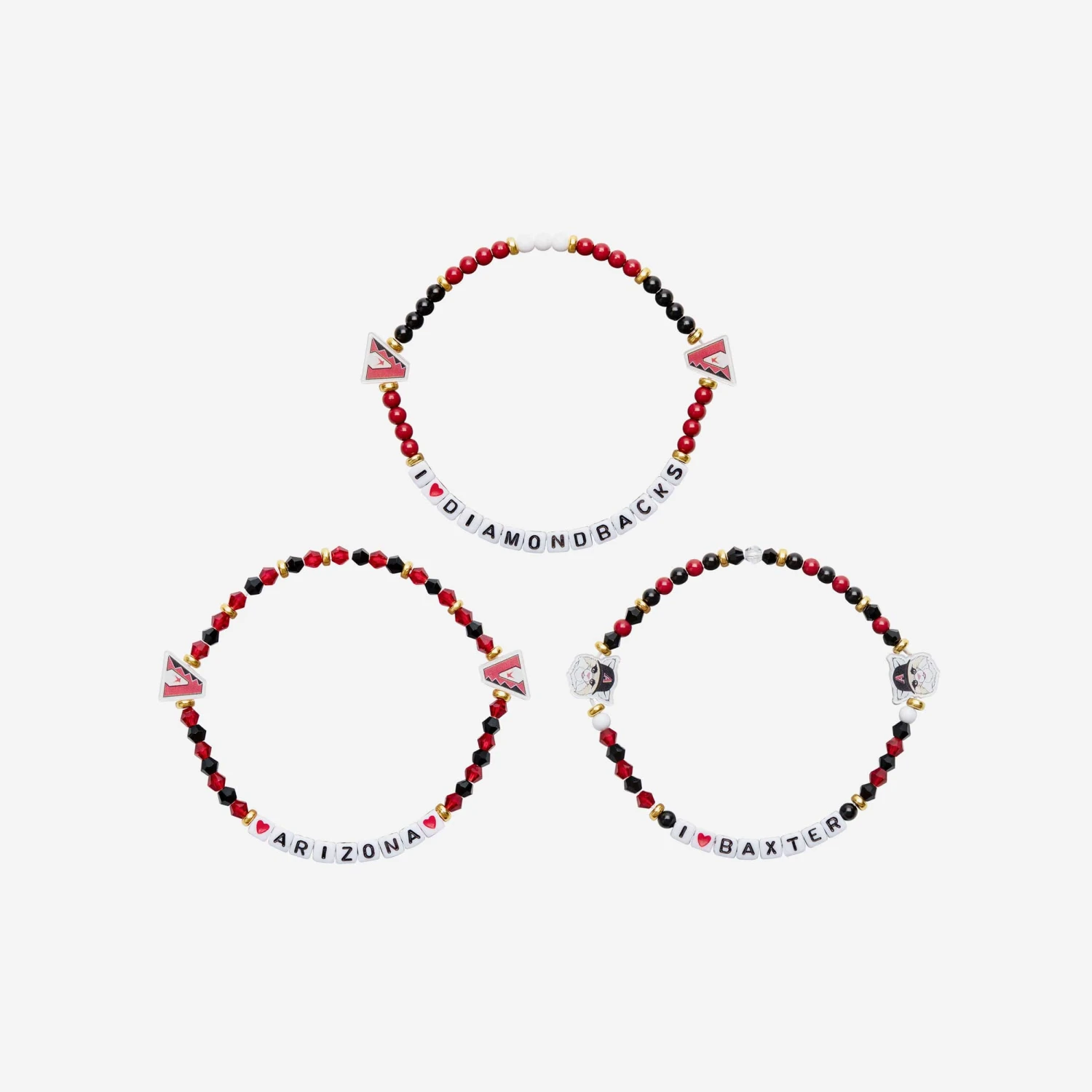 FOCO Arizona Diamondbacks 3 Pack Friendship Bracelet 5 FOCO Arizona Diamondbacks 3 Pack Friendship Bracelet - Image 3