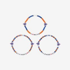 FOCO Pete Alonso & Francisco Alvarez New York Mets 3 Pack Player Friendship Bracelet -FOCO Shop BRMB3PKPLFRNMPAFA g3