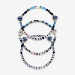 FOCO Sporting Kansas City 3 Pack Friendship Bracelet