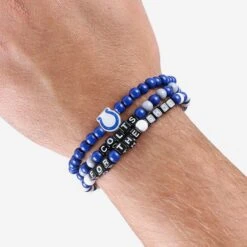 FOCO Indianapolis Colts 3 Pack Beaded Friendship Bracelet -FOCO Shop BRMNNF3PKFRIC g4 ac45b6ff 5e32 4eac 99ca cfb61d9b86e9