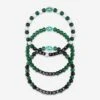FOCO Aaron Rodgers & Sauce Gardner New York Jets 3 Pack Player Beaded Friendship Bracelet -FOCO Shop BRMNNF3PKPLFRNJARSG p