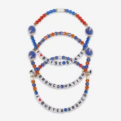 FOCO Boise State Broncos 3 Pack Friendship Bracelet