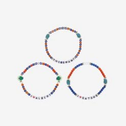 FOCO Florida Gators 3 Pack Friendship Bracelet -FOCO Shop BRNC3PKFRFL g3