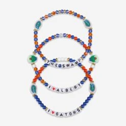 FOCO Florida Gators 3 Pack Friendship Bracelet