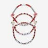 FOCO Oklahoma Sooners 3 Pack Friendship Bracelet