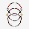 FOCO Atlanta Falcons 3 Pack Friendship Bracelet -FOCO Shop BRNF3PKFRAF p