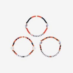 FOCO Denver Broncos 3 Pack Friendship Bracelet -FOCO Shop BRNF3PKFRDB g3